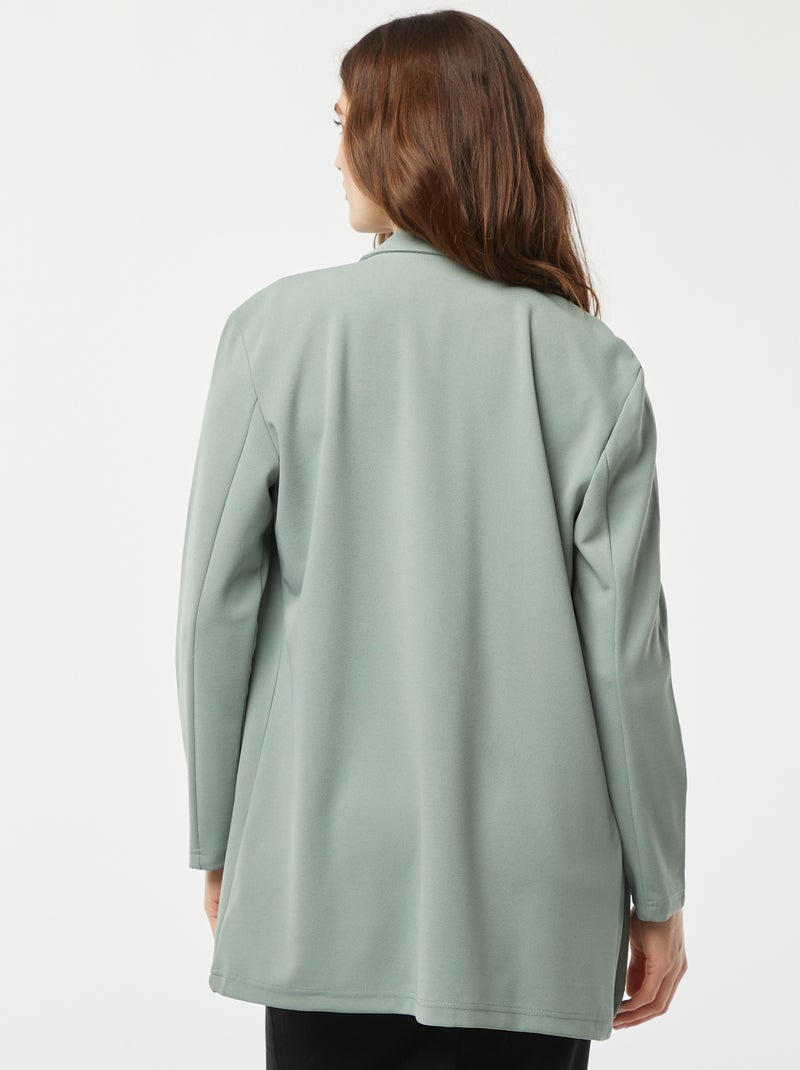 Casaco tipo blazer semi-comprido fluido 'JDY' CINZA - Kiabi