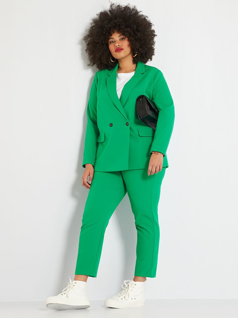 Ensemble blazer 2025 femme vert