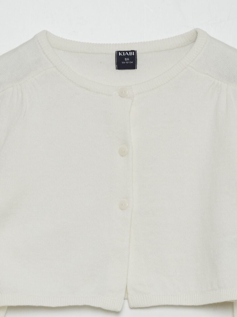 Casaco tipo bolero - Branco - Kiabi - 8.00€