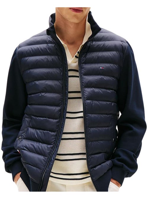 Casaco tommy hilfiger mix media azul-marinho para homem - Kiabi Casaco tommy hilfiger mix media azul-marinho para homem - Kiabi