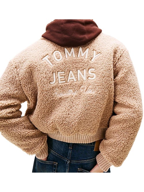 Casaco Varsity Bege para Mulher Tommy Hilfiger - Kiabi Casaco Varsity Bege para Mulher Tommy Hilfiger - Kiabi
