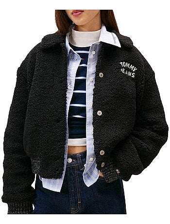 Casaco Varsity Preto de Mulher Tommy Hilfiger