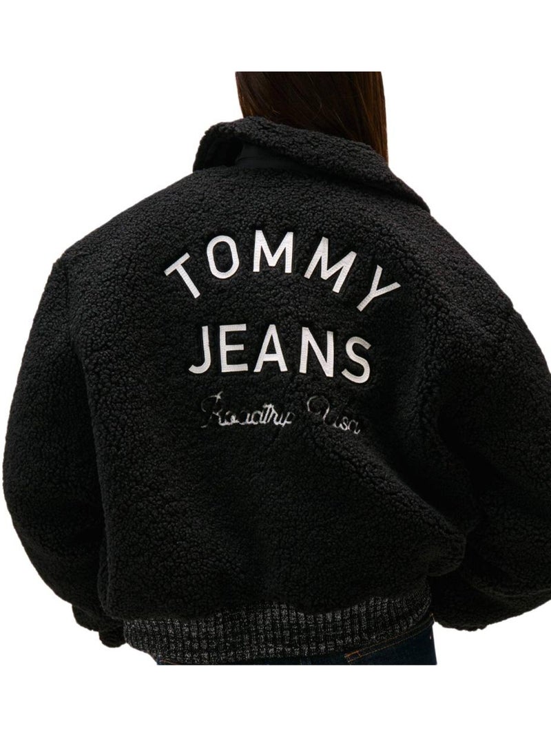 Casaco Varsity Preto de Mulher Tommy Hilfiger Preto - Kiabi