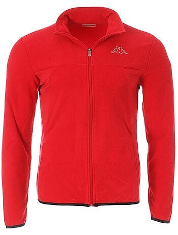 Casaco vermelho kappa vaurion para homem
