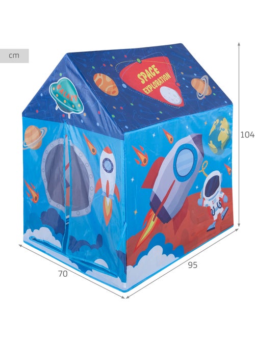 Casinha de tecido infantil fun area, 95x70x104 cm, para uso interno, com porta. - Kiabi