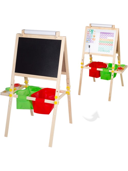 Cavalete quadro branco 3 em 1 WOOMAX - Kiabi