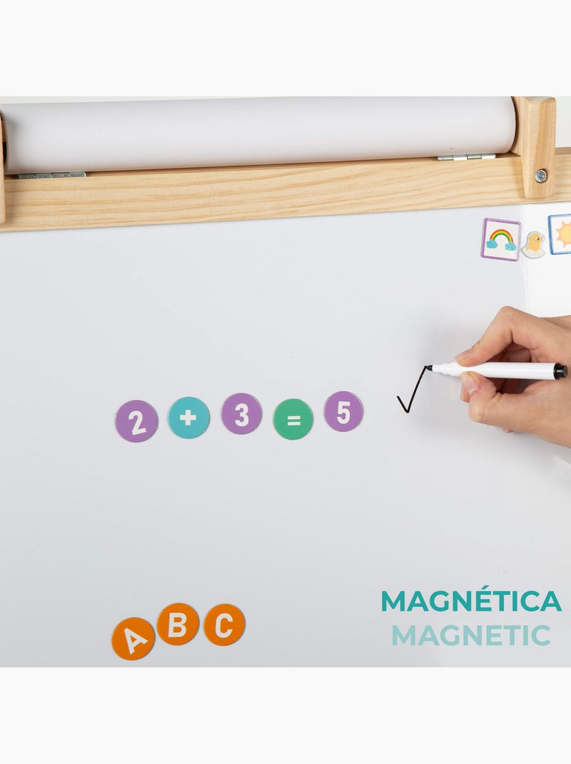 Cavalete quadro branco 3 em 1 WOOMAX N/D - Kiabi