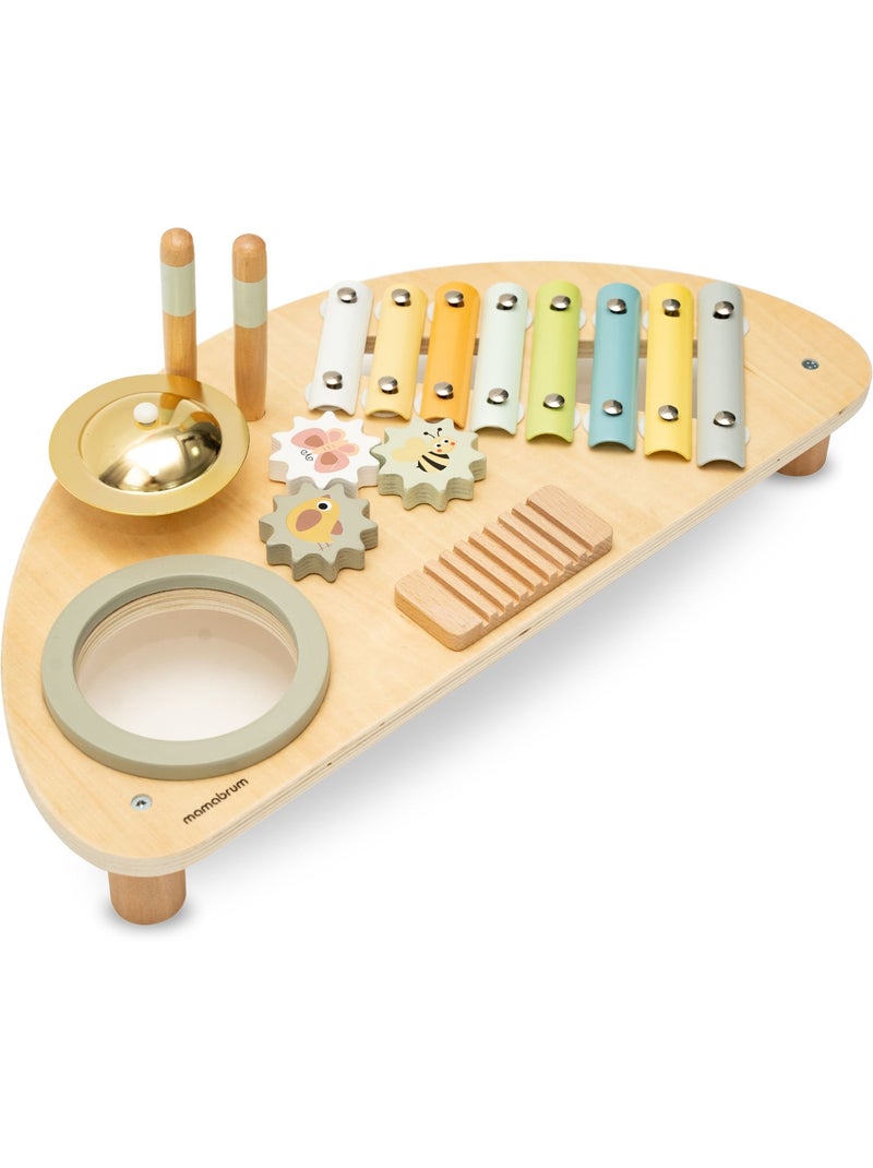 Centro musical de madeira para crianças com instrumentos e atividades educativas N/D - Kiabi