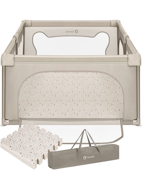 Cercadinho para bebê com tapete LIONELO Willow - 187 x 127 cm - Bom isolamento do piso - Kiabi Cercadinho para bebê com tapete LIONELO Willow - 187 x 127 cm - Bom isolamento do piso - Kiabi