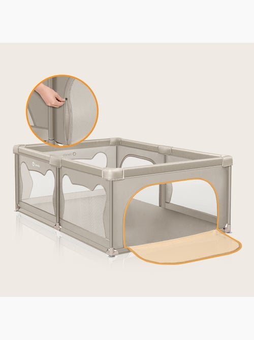 Cercadinho para bebê com tapete LIONELO Willow - 187 x 127 cm - Bom isolamento do piso - Kiabi Cercadinho para bebê com tapete LIONELO Willow - 187 x 127 cm - Bom isolamento do piso - Kiabi
