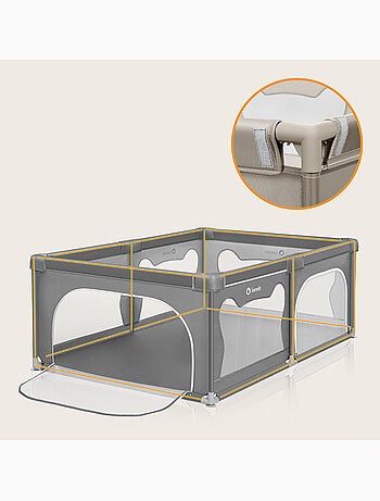 Cercadinho para bebê com tapete LIONELO Willow - 187 x 127 cm - Bom isolamento do piso