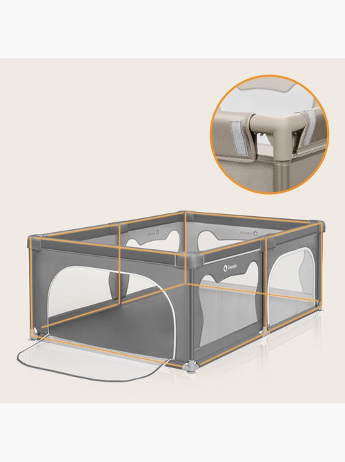Cercadinho para bebê com tapete LIONELO Willow - 187 x 127 cm - Bom isolamento do piso - Kiabi Cercadinho para bebê com tapete LIONELO Willow - 187 x 127 cm - Bom isolamento do piso - Kiabi