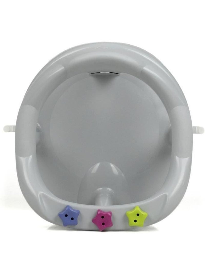 Cercle de banho thermobaby aquababy cinzento com 3 brinquedos educativos Cinza - Kiabi