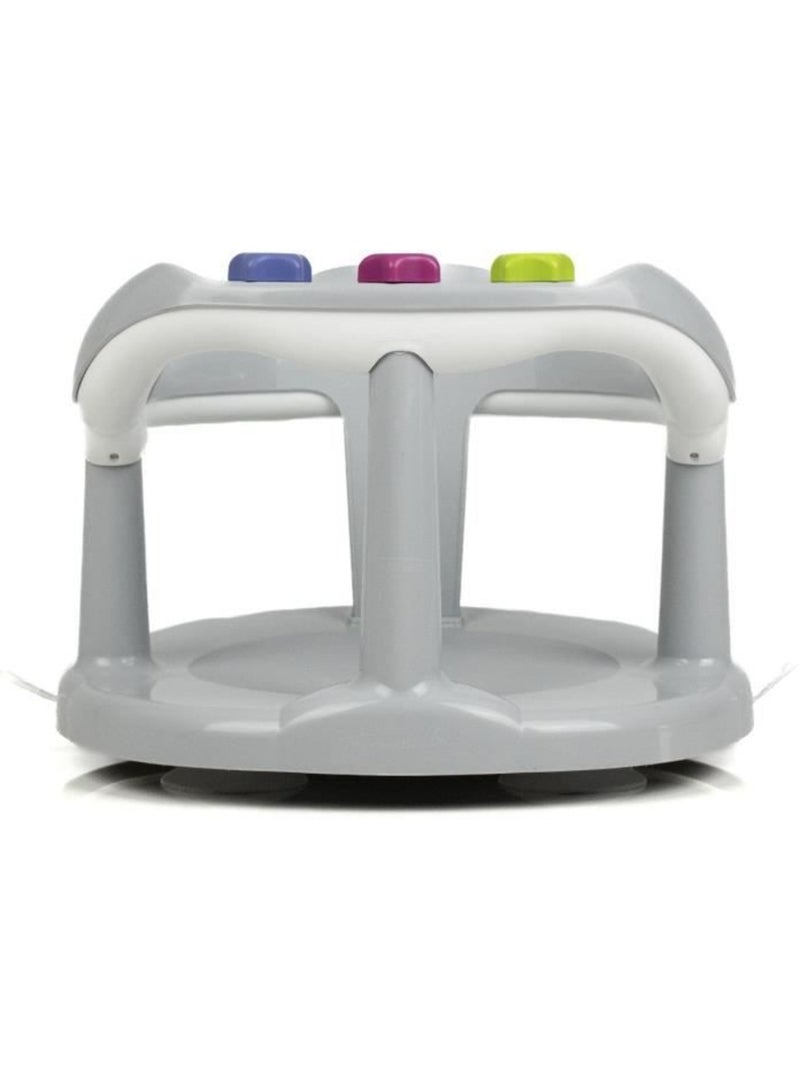 Cercle de banho thermobaby aquababy cinzento com 3 brinquedos educativos Cinza - Kiabi