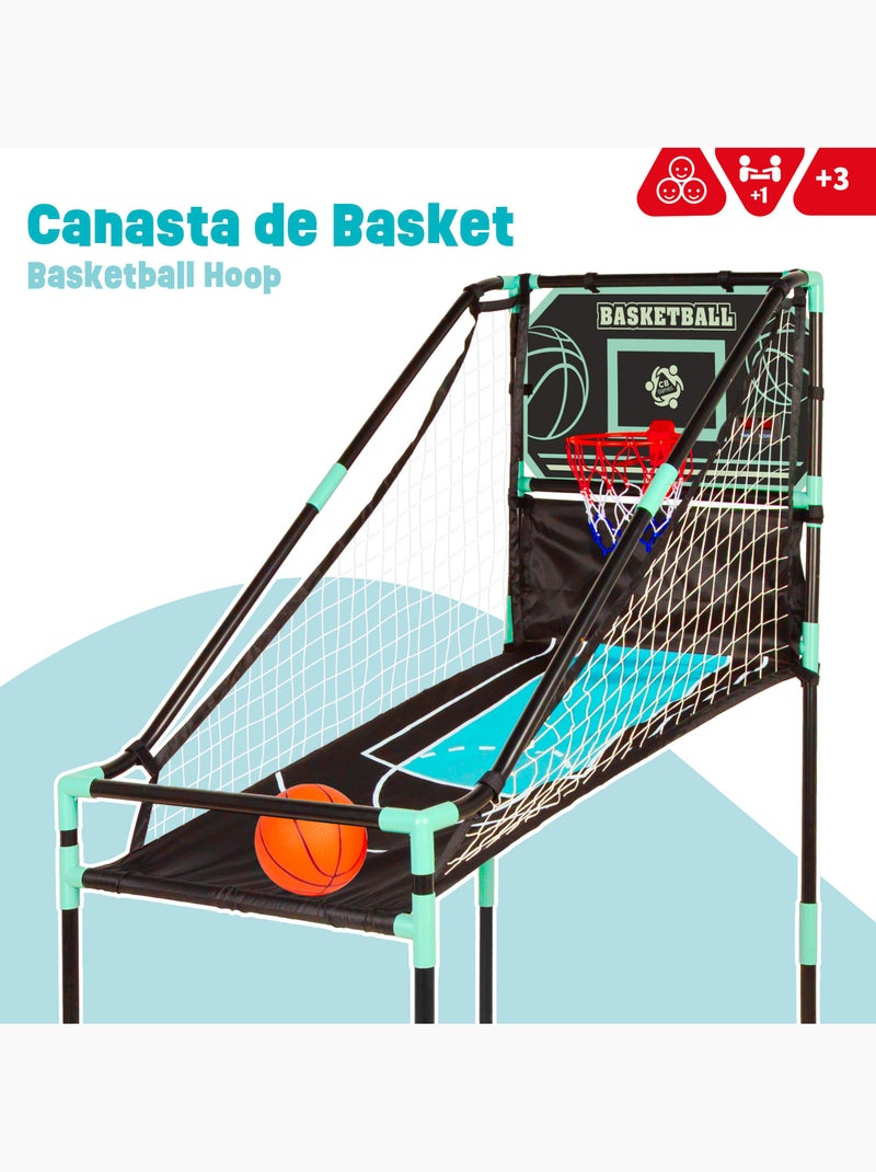 Cesta de basquete com quadro de retorno e placar eletrônico cb games N/D - Kiabi