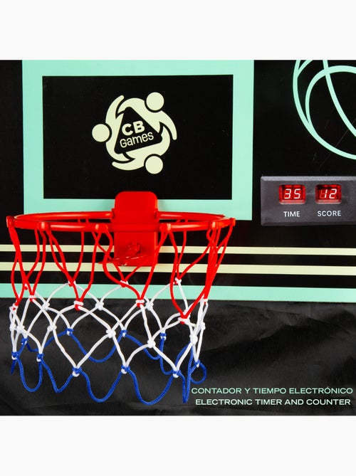 Cesta de basquete com quadro de retorno e placar eletrônico cb games - Kiabi Cesta de basquete com quadro de retorno e placar eletrônico cb games - Kiabi