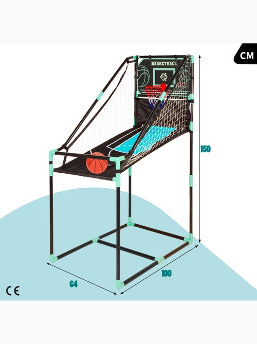 Cesta de basquete com quadro de retorno e placar eletrônico cb games - Kiabi Cesta de basquete com quadro de retorno e placar eletrônico cb games - Kiabi