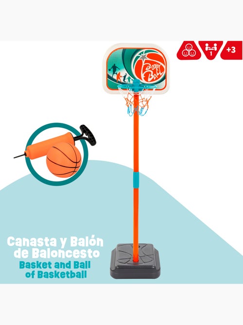 Cesta de basquete infantil com bola cb toys - Kiabi