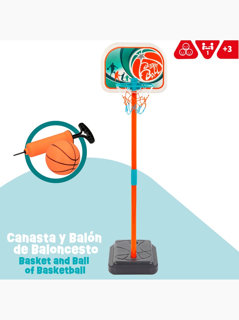Cesta de basquete infantil com bola cb toys N/D - Kiabi