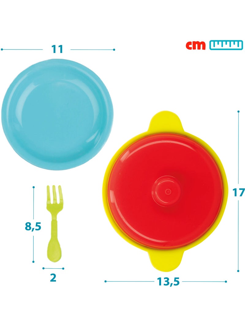 Cesta de comida e utensílios de cozinha 36 peças my home colors N/D - Kiabi