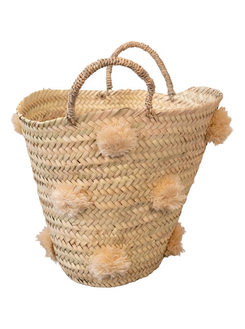 Cesto de arrumação com borlas - Kiabi Cesto de arrumação com borlas - Kiabi