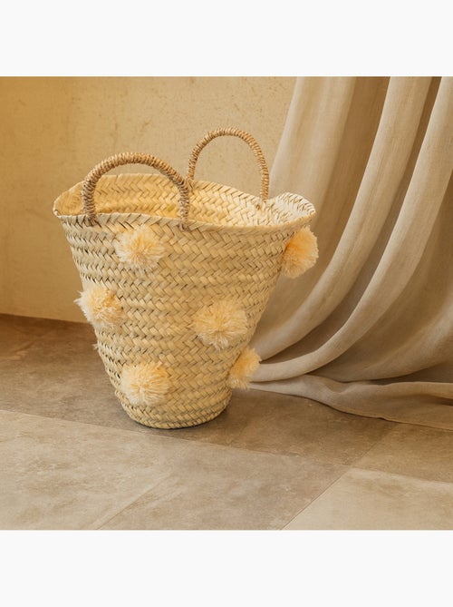 Cesto de arrumação com borlas - Kiabi Cesto de arrumação com borlas - Kiabi
