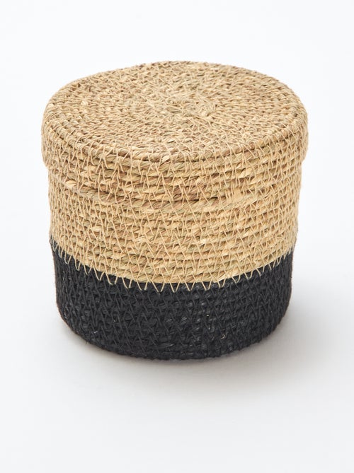 Cesto de arrumação com tampa - Kiabi Cesto de arrumação com tampa - Kiabi