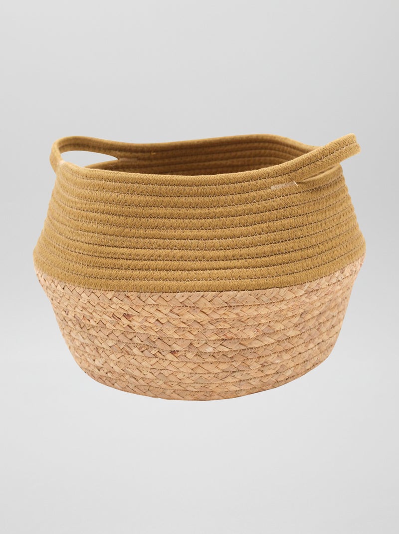 Cesto de arrumação de corda Bronze - Kiabi
