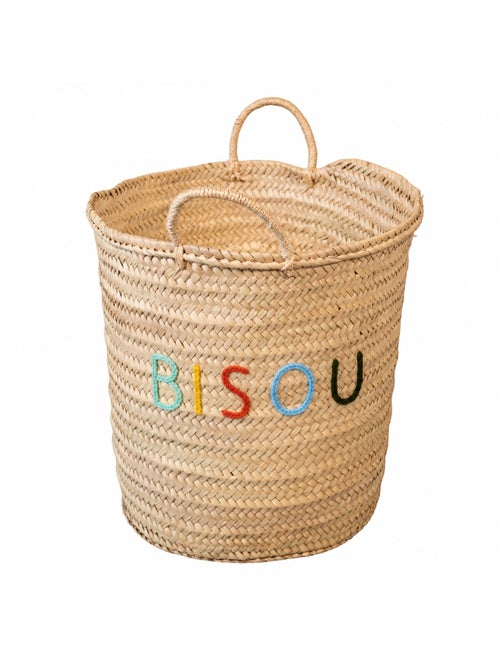 Cesto de arrumação multicolorido bisou - Kiabi Cesto de arrumação multicolorido bisou - Kiabi
