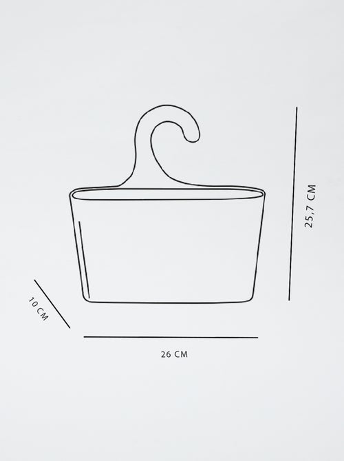 Cesto de banho com gancho - Kiabi