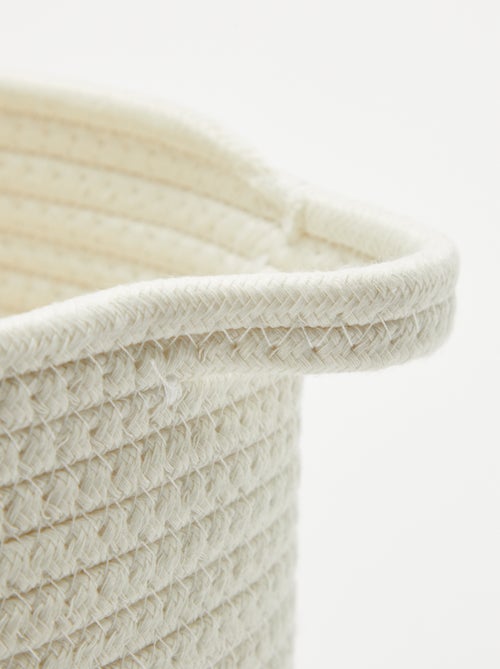 Cesto de corda redondo 'Arco-íris' - Kiabi