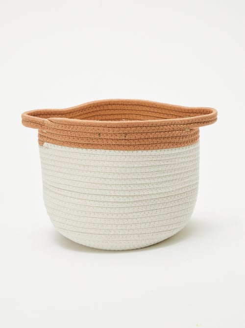 Cesto de corda redondo 'Girafa' - Kiabi