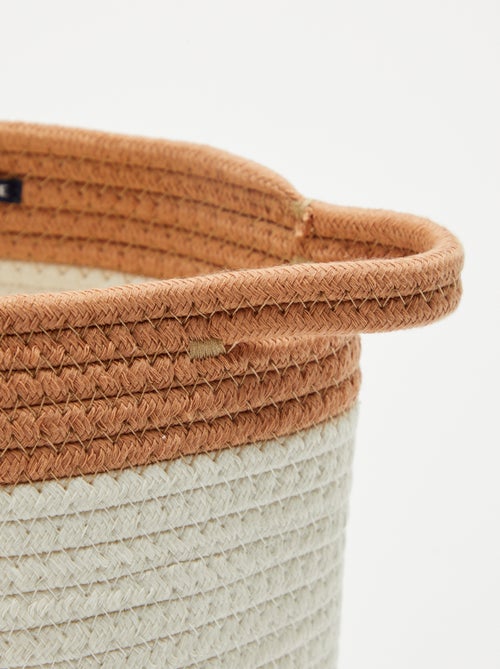 Cesto de corda redondo 'Girafa' - Kiabi