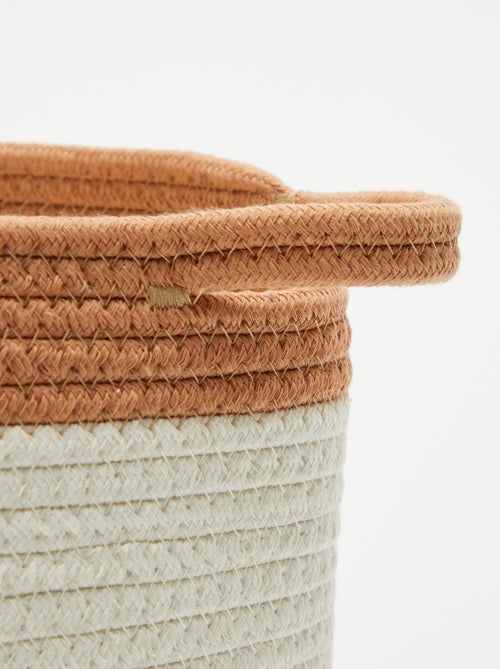 Cesto de corda redondo 'Girafa' - Kiabi