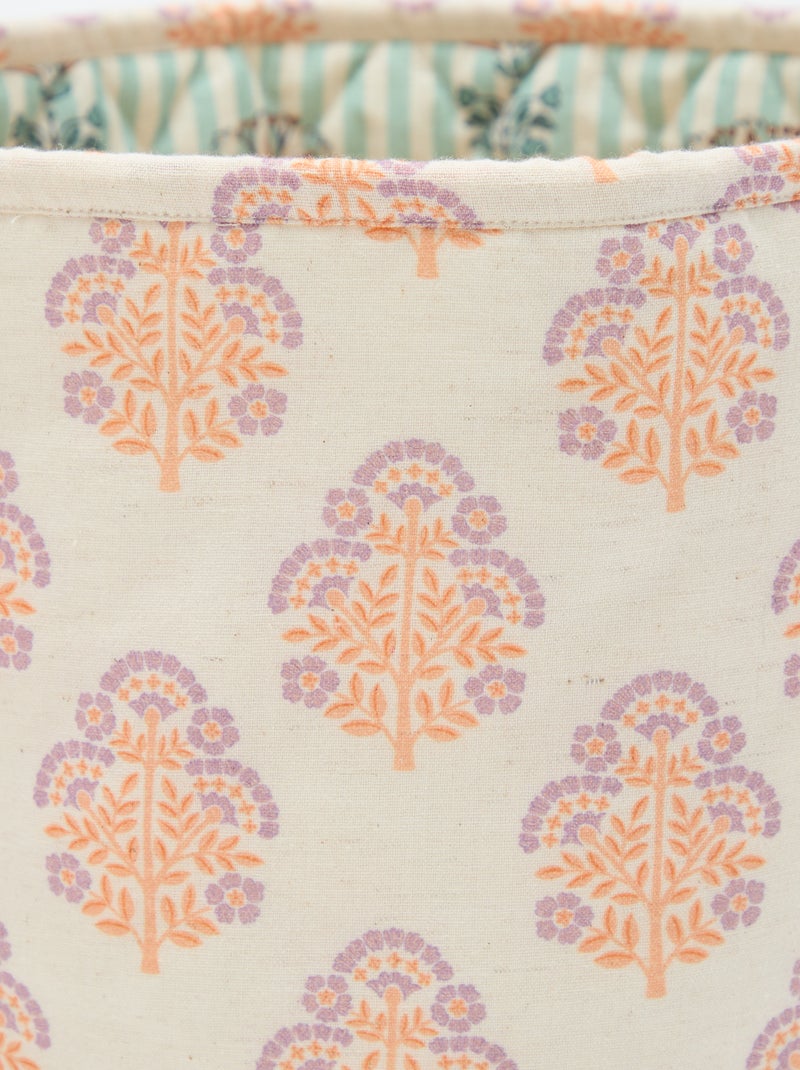 Cesto de tecido - Kiabi Home Laranja - Kiabi