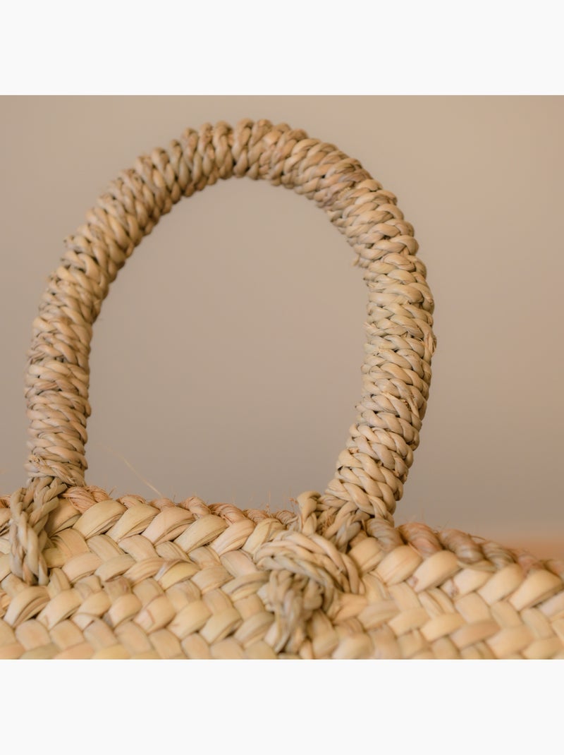Cesto para toros com rebordo de juta xl Madeira natural - Kiabi