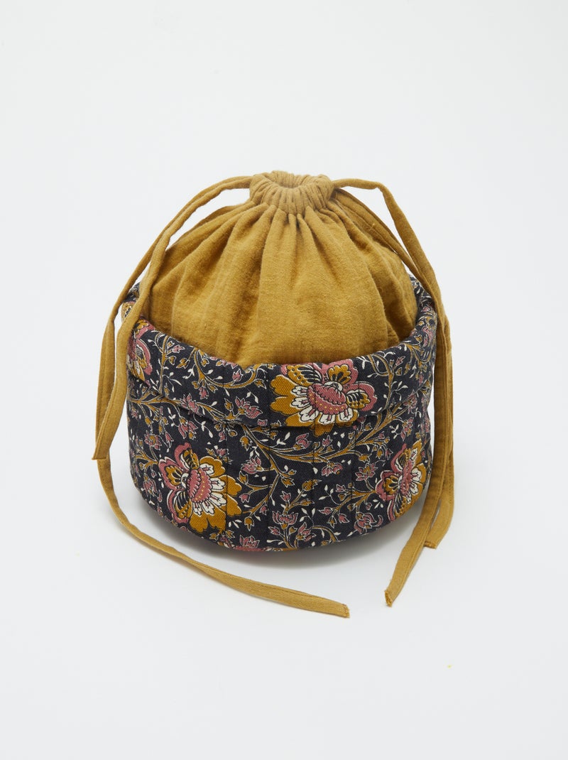 Cesto pequeno de arrumação - Kiabi Home PRETO - Kiabi