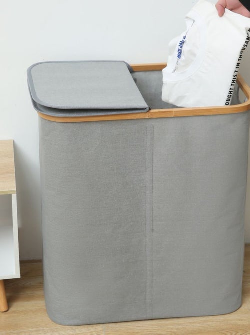 Cestos de roupa suja algodão bambou promo linge - Kiabi