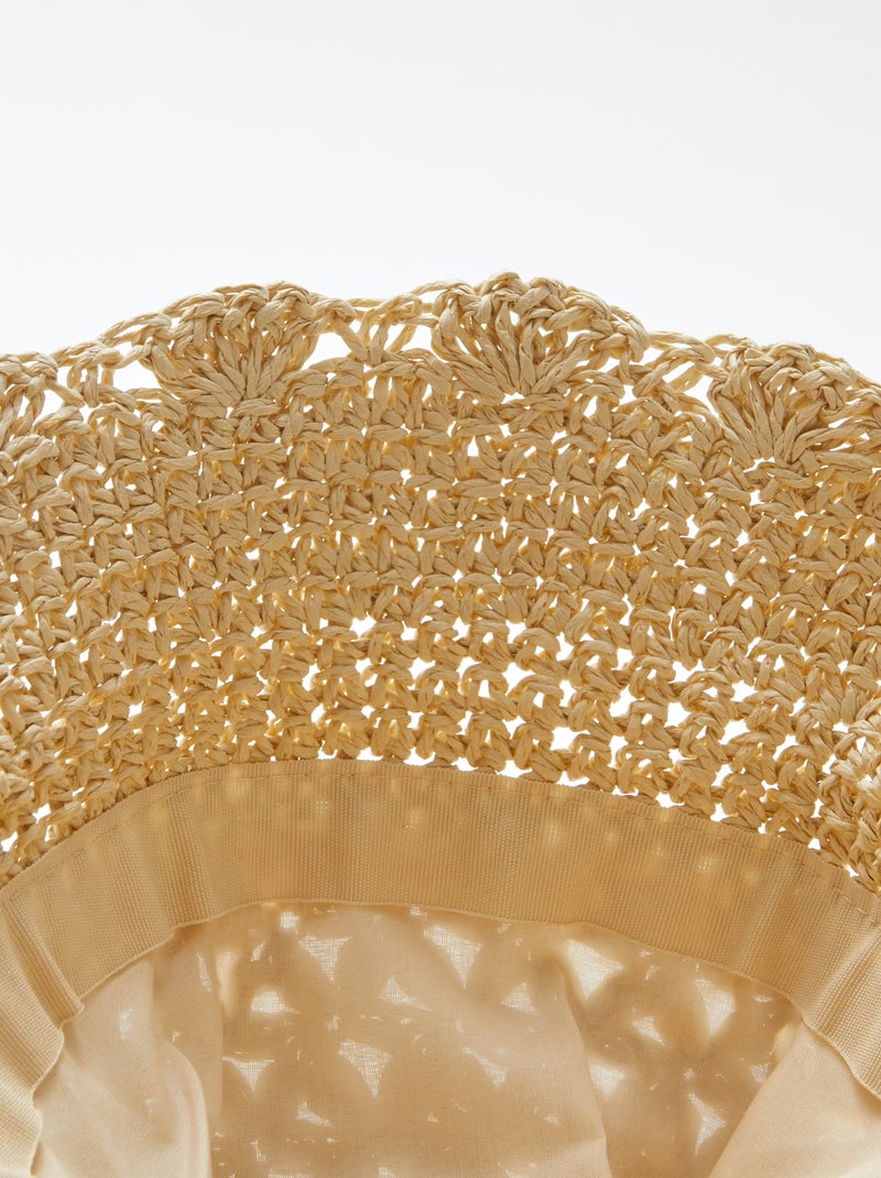 Chapéu ajurado com forma de sino BEGE - Kiabi