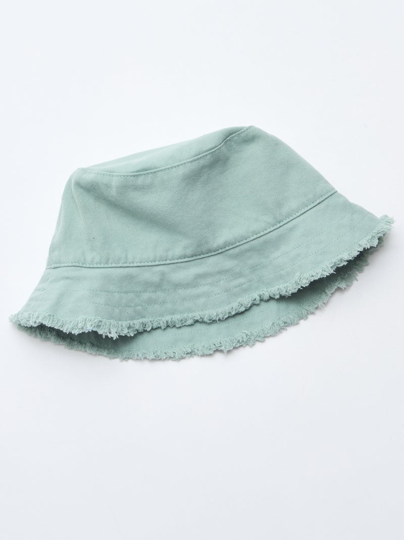 Chapéu Balde Liso Verde - Kiabi