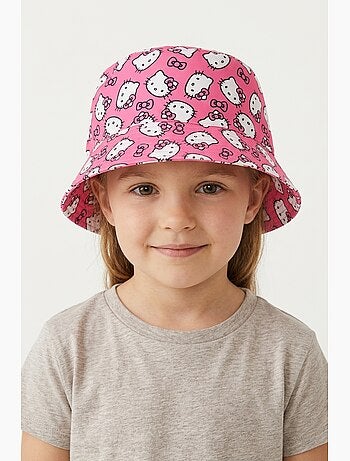 Chapéu-boné hello kitty rosa menina | licença oficial