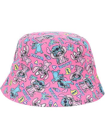 Chapéu-boné lilo & stitch rosa menina | licença oficial