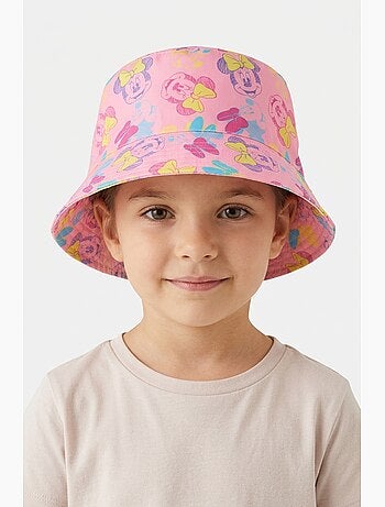 Chapéu-boné minnie mouse rosa menina | licença oficial