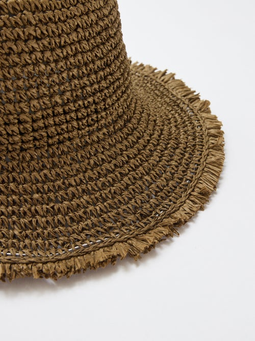 Chapéu cloche de palha - Kiabi