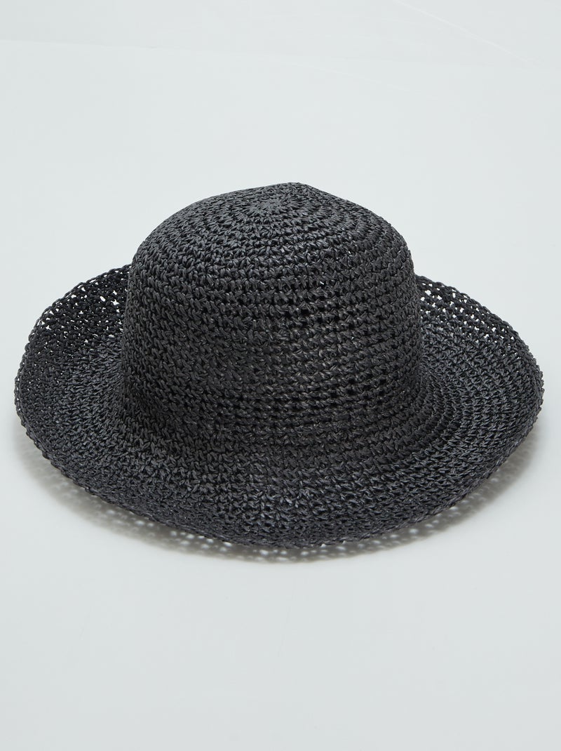 Chapéu cloche liso PRETO - Kiabi