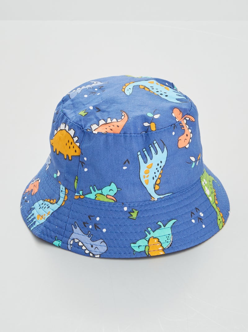 Chapéu com estampado 'dinossauro' Azul - Kiabi