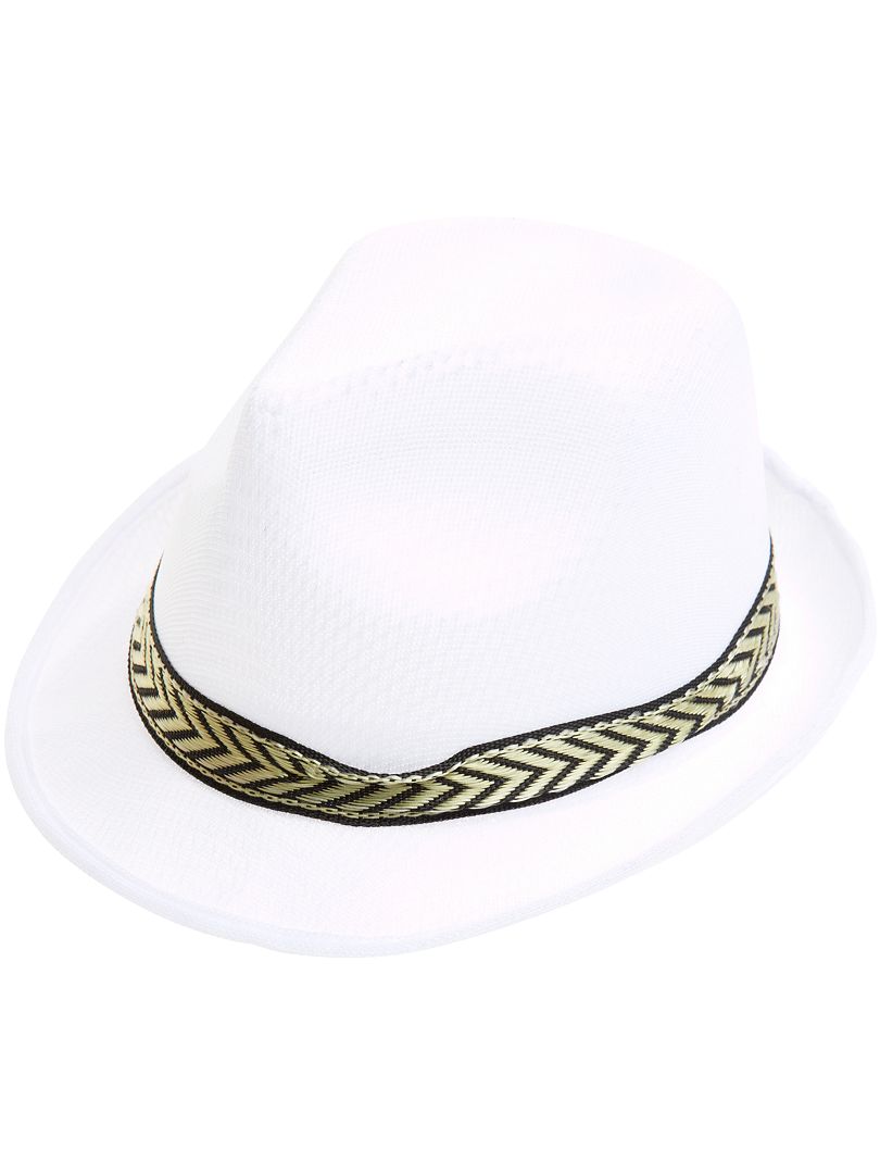 Chapéu com rebordo Branco - Kiabi