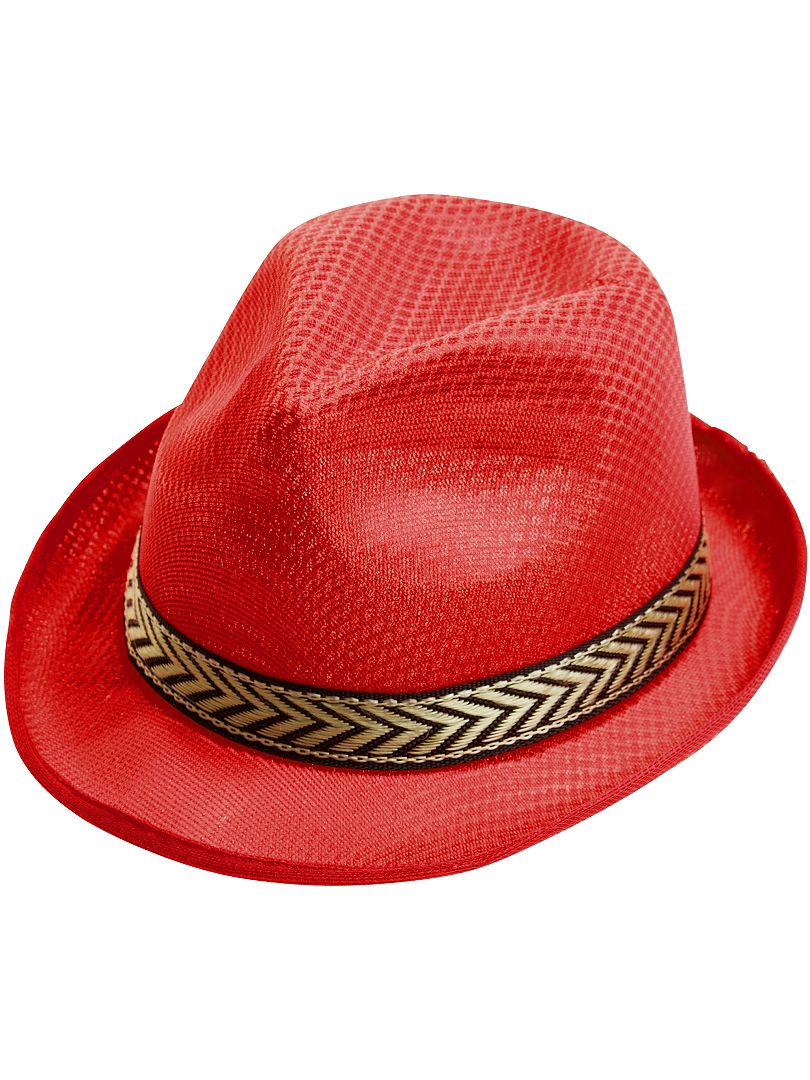 Chapéu com rebordo Vermelho - Kiabi