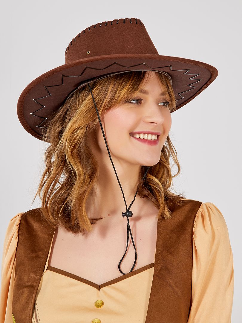 Chapéu de cowboy Marrom - Kiabi