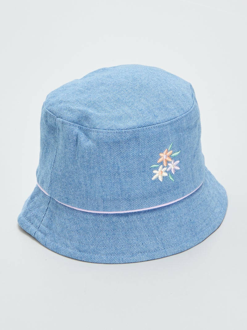 Chapéu de ganga com estampado AZUL - Kiabi